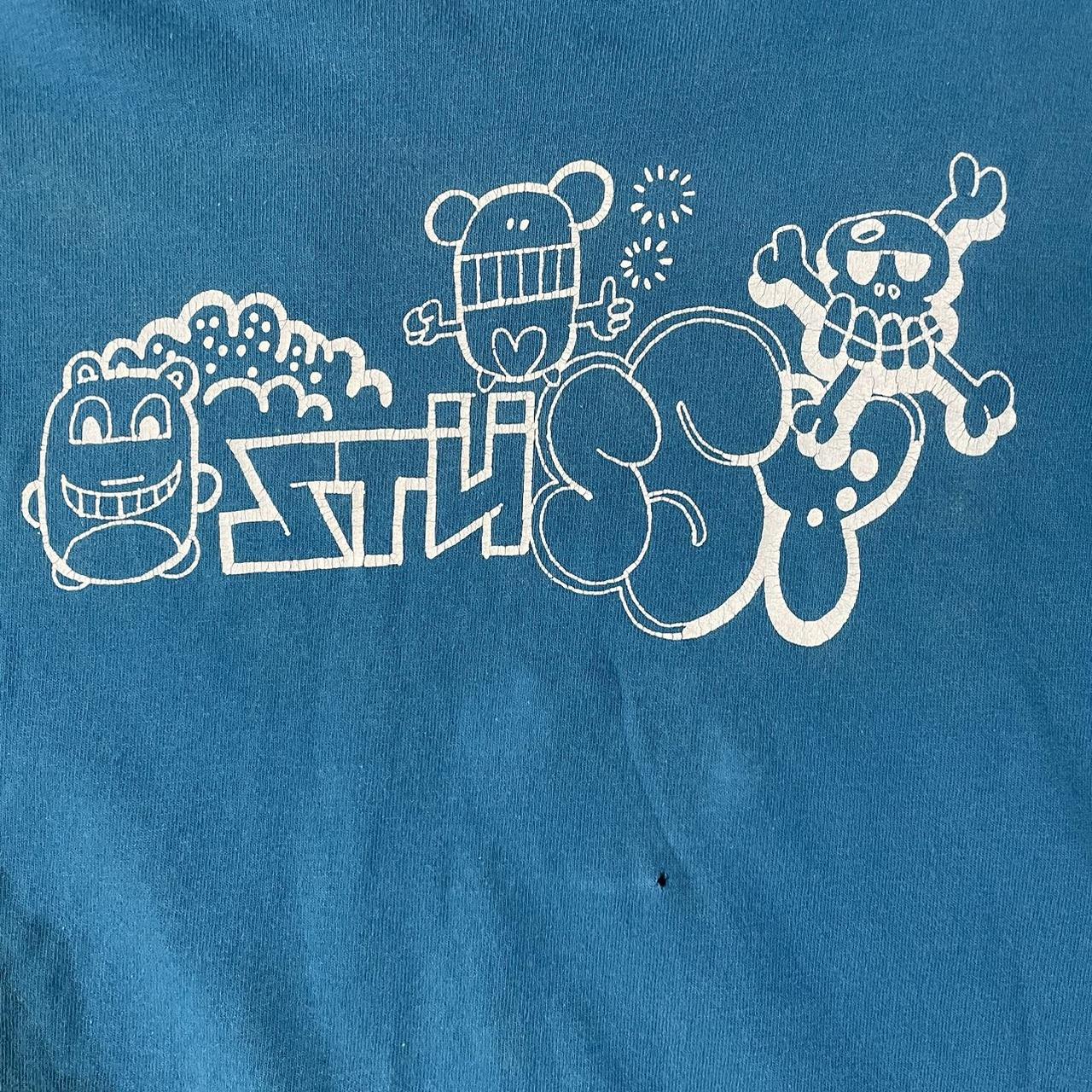 Blue stussy t shirt