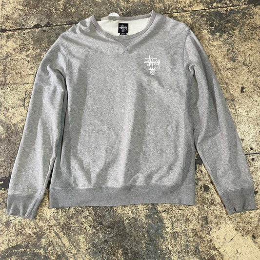 Grey stussy sweatshirt