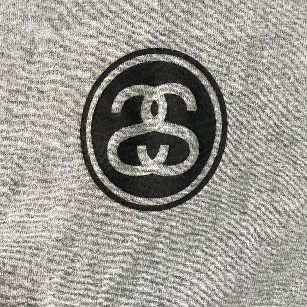 Grey stussy t shirt