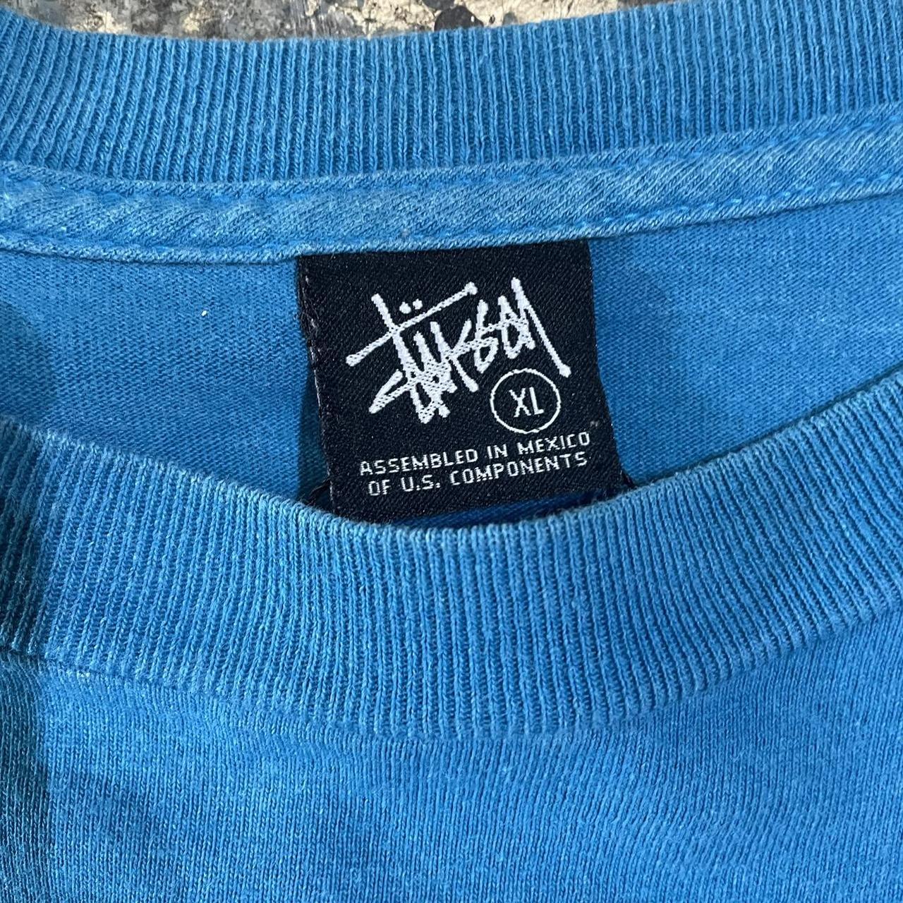 Blue stussy t shirt