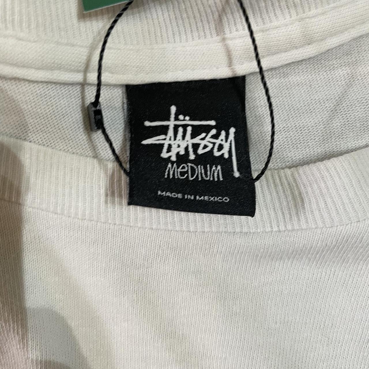 White stussy t shirt